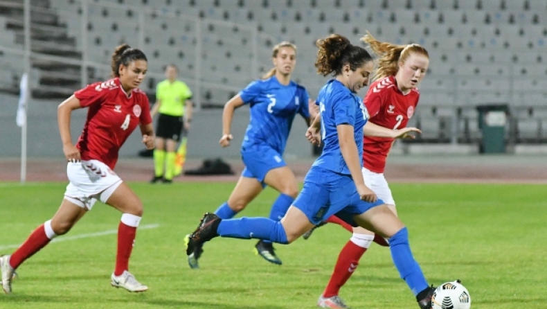 Εθνική Κορασίδων: Η Ελλάδα ηττήθηκε 2-0 από τη Δανία