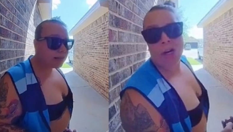 Διανομέας της Amazon προειδοποιεί πελάτισσα: «Δεν έχεις ασφαλές σπίτι» (vid)