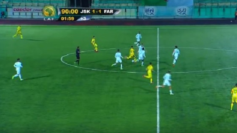 Απίθανο… buzzer beater γκολ από το κέντρο στο ματς του CAF Confederation Cup (vid)