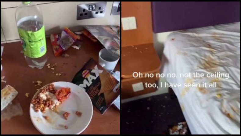 Το viral video με το πόσο χάλια άφησαν πελάτες ξενοδοχείου το δωμάτιό τους (vid)