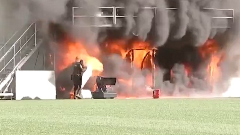 Ανδόρα – Αγγλία: Πρόλαβαν τα χειρότερα, κανονικά το ματς μετά τη φωτιά (vids)