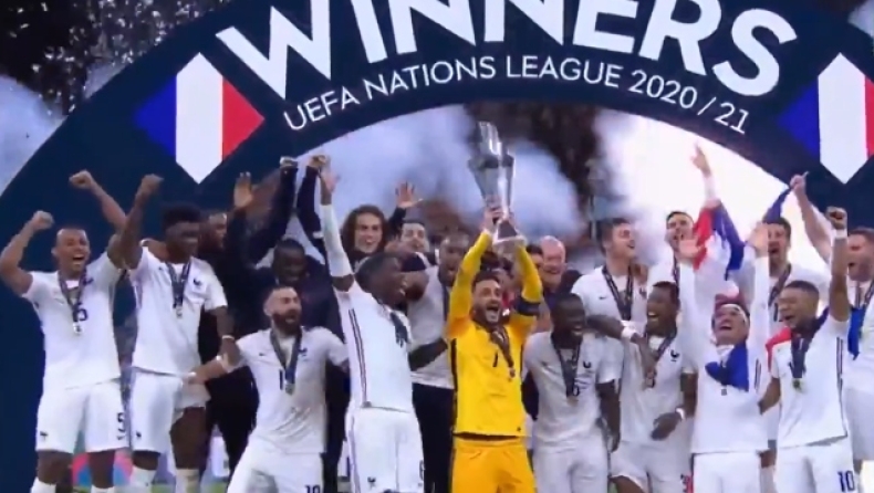 Γαλλία: Νικήτρια του Nations League και κατά 10,5 εκατ. ευρώ πλουσιότερη (vid)
