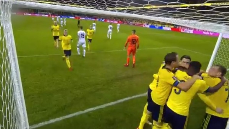 Σουηδία - Κόσοβο: Το 1-0 με εύστοχο πέναλτι (vid)