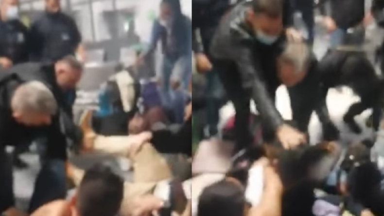 Εικόνες ντροπής στο αεροδρόμιο Ζακύνθου: Αστυνομικοί τραβούν από τα πόδια και τα μαλλιά τους Κουβανούς μετανάστες (vid)
