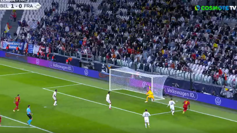 Βέλγιο - Γαλλία: Ασίστ Ντε Μπρόινε, με Καράσκο και Λουκάκου το 2-0 μέσα σε τρία λεπτά! (vid)