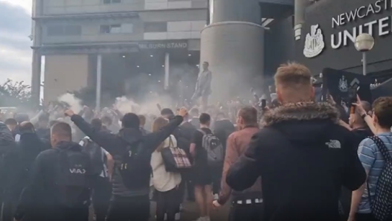 Νιούκαστλ: Ντελίριο των οπαδών για τη μεταβίβαση στους Σαουδάραβες (vids)