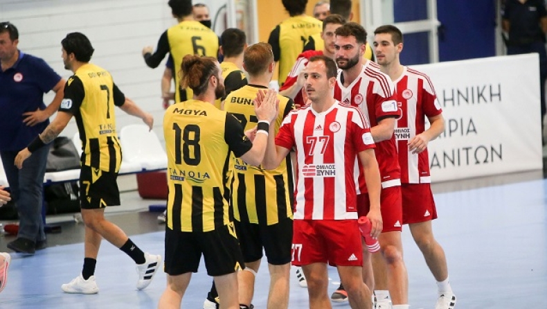 Handball Premier: Πρώτο ντέρμπι Ολυμπιακού – ΑΕΚ στην σεζόν