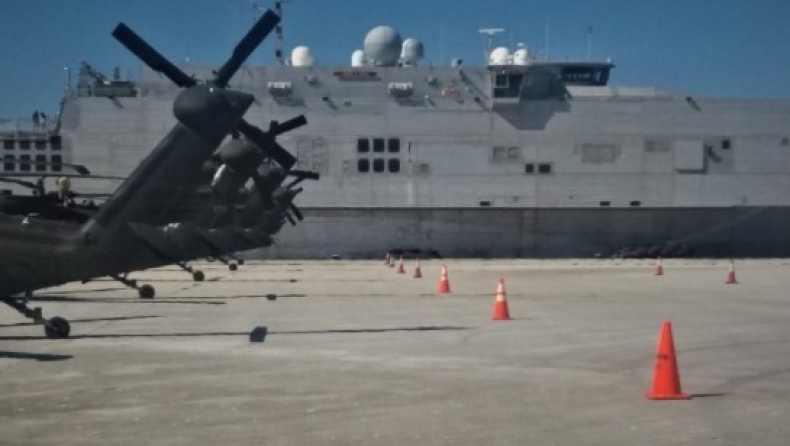 Στο λιμάνι της Θεσσαλονίκης το «USNS YUMA» του αμερικανικού πολεμικού ναυτικού