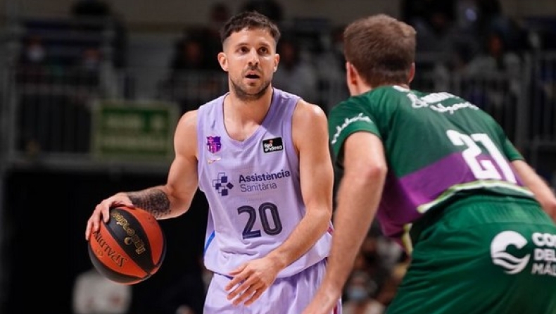 Μάλαγα - Μπαρτσελόνα 73-75: Ο Γιασικεβίτσιους νίκησε δύσκολα τον Κατσικάρη
