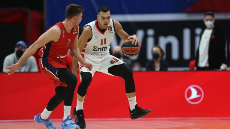 Βαθμολογία της EuroLeague: Έπεσε στο 3-2 ο Ολυμπιακός