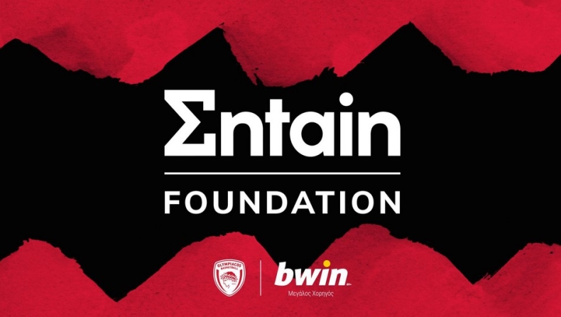 Ολυμπιακός: Το "Entain Foundation" στη φανέλα του στη Μόσχα 
