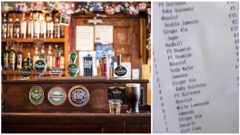 Μία παρέα βγήκε για ποτά και μέσα σε 4 ώρες έκανε έναν απίστευτο λογαριασμό