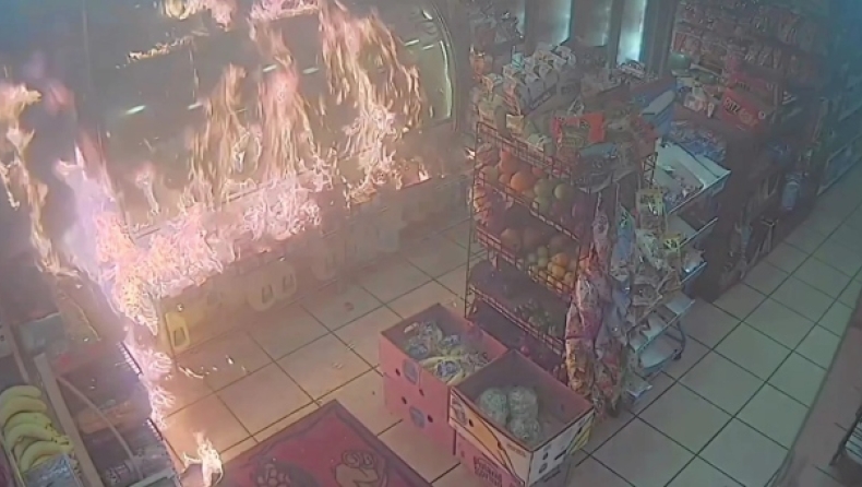 Τσακώθηκε με τους υπαλλήλους στο ντελικατέσεν και πέταξε βόμβα μολότοφ (vids) 