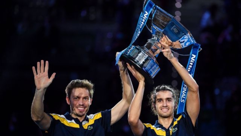 ATP Finals: Πρωταθλητές στο διπλό οι Γάλλοι Ερμπέρ-Μασού (vids)