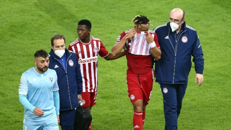 Ολυμπιακός: Διάστρεμμα ο Κούντε και μία εβδομάδα εκτός, πρήστηκε ξανά το πόδι του Ρέαμπτσιουκ