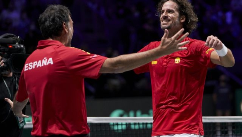 Davis Cup: Πρώτη top-5 νίκη μετά από 4,5 χρόνια για τον 40αρη Λόπεζ (vid)