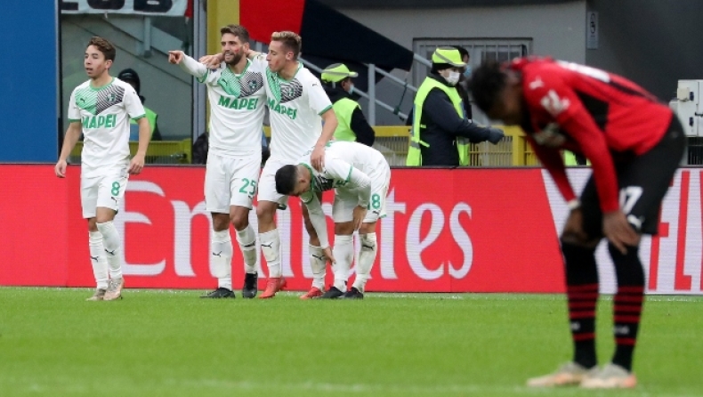 Μίλαν - Σασουόλο 1-3: Ηχηρό «στραπάτσο» και το... μπαλάκι στη Νάπολι (vid)