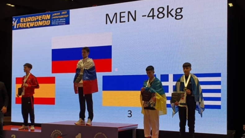Τάε κβον ντο: «Χάλκινος» Πρωταθλητής Ευρώπης ο Αλέξανδρος Μπαρκόφ