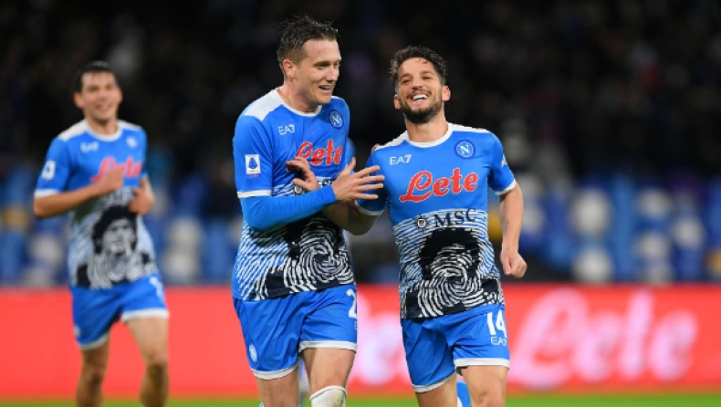 Νάπολι - Λάτσιο 4-0: Μόνη πρώτη με το βλέμμα στον... Ντιέγκο! (vid)