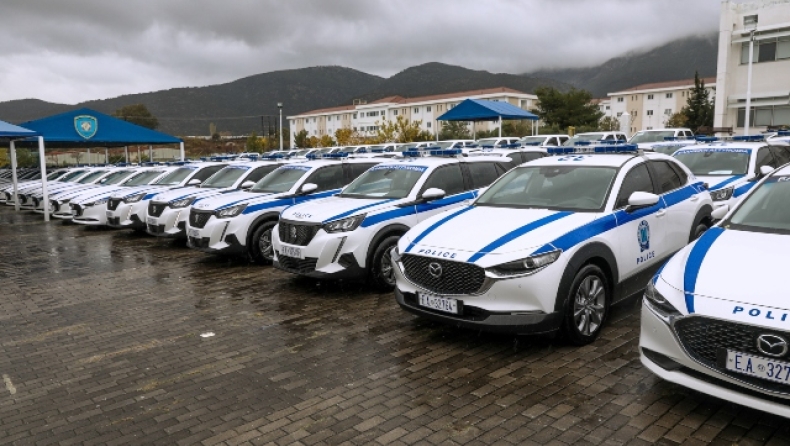 Στη διάθεση της αστυνομίας 280 νέα οχήματα που κοστίζουν πάνω από 6 εκατ. ευρώ