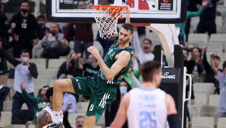 Παναθηναϊκός: Το εμφατικό double double του Παπαγιάννη με τη Ζενίτ (vid)