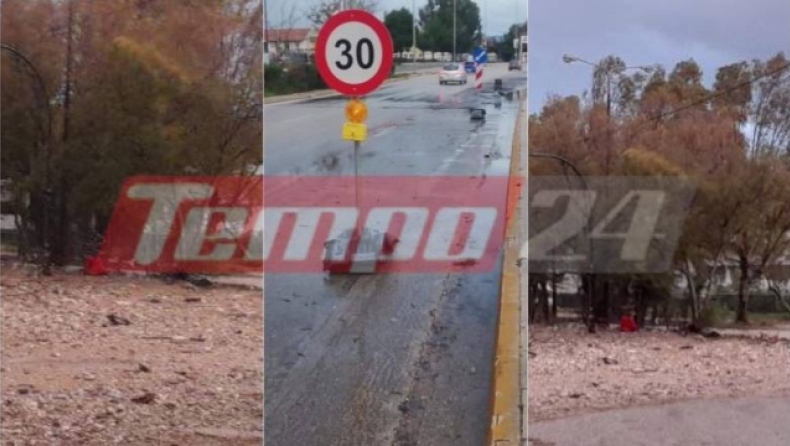 Η θάλασσα βγήκε στην στεριά στην Πάτρα, βάρκες στους δρόμους στο Μεσολόγγι: Σκεπή «πέταξε» στα 200 μέτρα στην Πρέβεζα (vids)