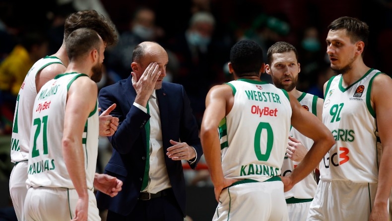 GM Ζάλγκιρις: «Μάθαμε στο πούλμαν ότι αναβλήθηκε το παιχνίδι, αμφίβολο το ματς με τον Ολυμπιακό»