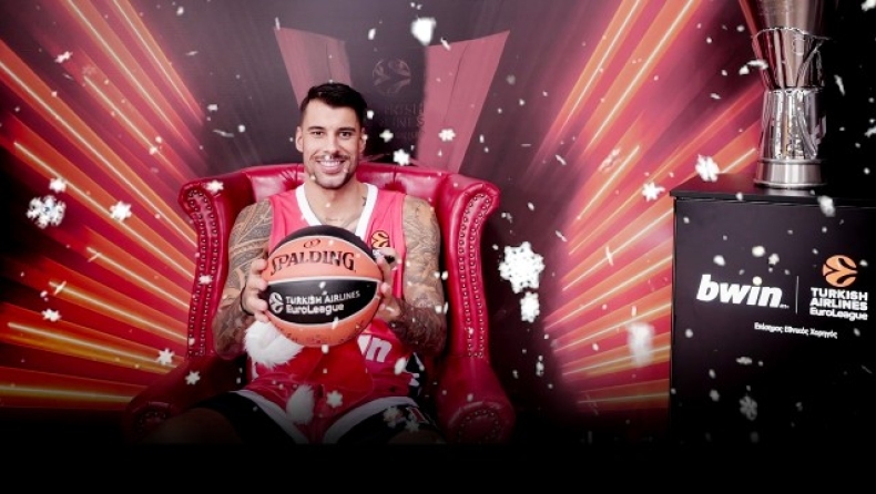 Χριστουγεννιάτικoς διαγωνισμός: Μπάλα της EuroLeague με τις υπογραφές των παικτών του Ολυμπιακού! 