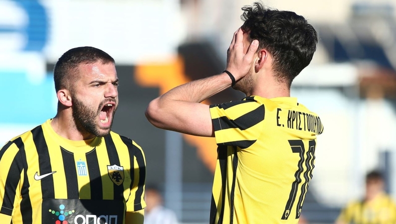 Ο Χριστόπουλος πανηγύρισε όπως ο Τσούμπερ το γκολ με την ΑΕΚ Β' (vid)