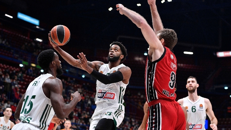Αρμάνι-Παναθηναϊκός 75-54: Ένα ημίχρονο δεν είναι ποτέ αρκετό