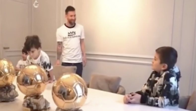 Μέσι: Ο γιος του αναρωτιέται γιατί κέρδισε ξανά την Χρυσή Μπάλα (vid)