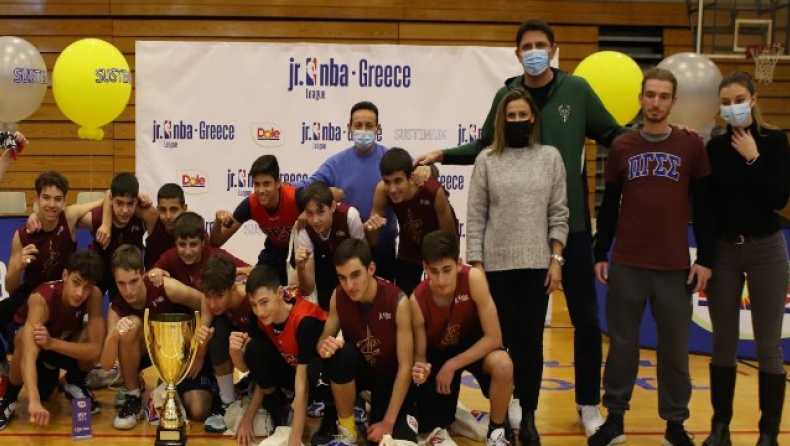 O Πανιώνιος κατέκτησε το Jr. NBA Greece Basketball League