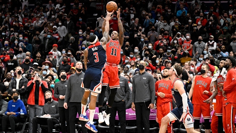 Ουίζαρντς - Μπουλς 119-120: O ΝτεΡόζαν το έκανε ξανά, νέο buzzer beater! (vid)