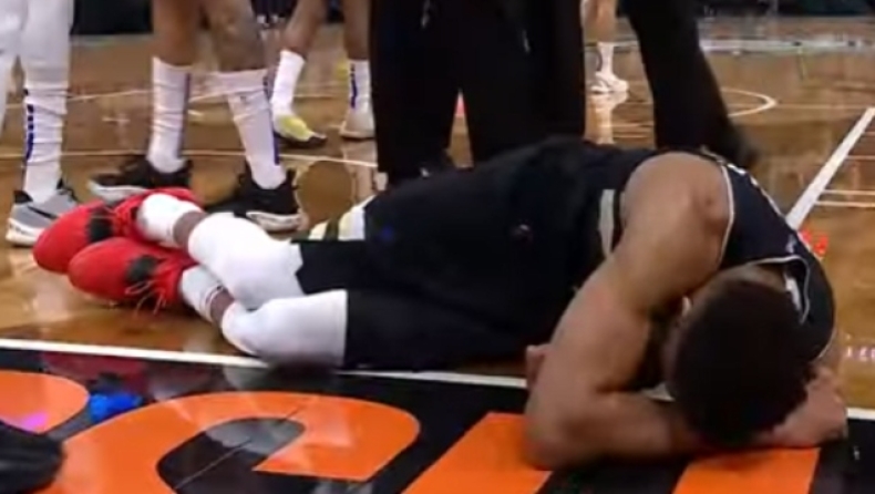 Mπακς - Νικς: Το σκληρό χτύπημα το Νοέλ στο κεφάλι του Γιάννη, πήρε αντιαθλητικό (vid)