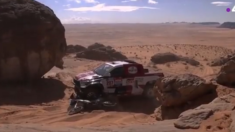 Ράλλυ Ντακάρ: Η έφεση της Toyota γλίτωσε τον Ντε Βιλιέ από πέντε ώρες ποινή (vid)