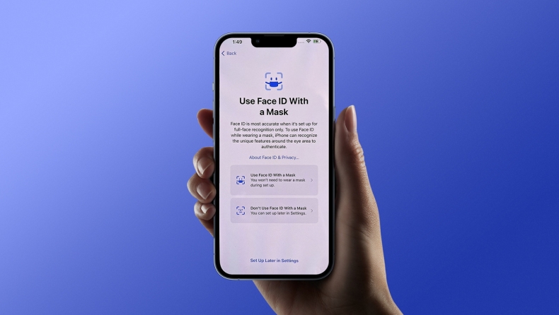 Ακόμη και με μάσκα θα μπορείτε να χρησιμοποιείτε το Face ID του iPhone με το iOS 15.4