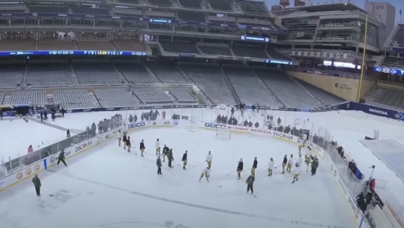 NHL: Στη Μινεάπολις «έσπασε» το αρνητικό ρεκόρ θερμοκρασίας σε αγώνα (vids)