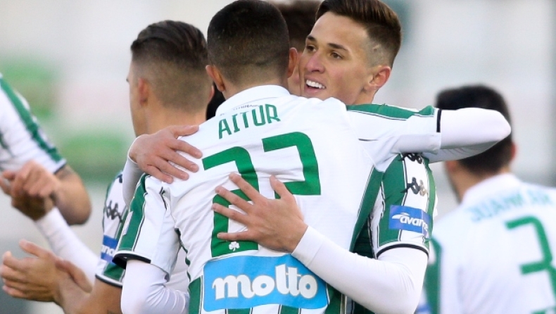  Παναθηναϊκός-Αναγέννηση Καρδίτσας: Το 2-0, ξανά από τον Βιτάλ (vid) 