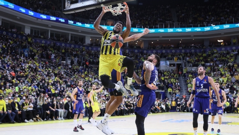 Φενέρ - Ρεάλ 66-51: Την τσάκισε με την άμυνα κι έφτασε τις 9 νίκες σε 10 ματς (vid)