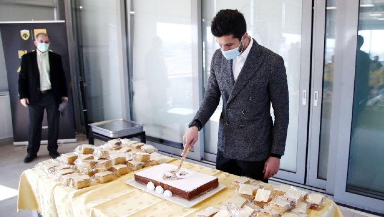 ΑΕΚ: Κόβει την Πρωτοχρονιάτικη πίτα στα Σπάτα