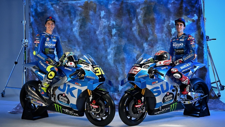 MotoGP: Με νέα χρώματα η ομάδα της Suzuki το 2022 (vid)