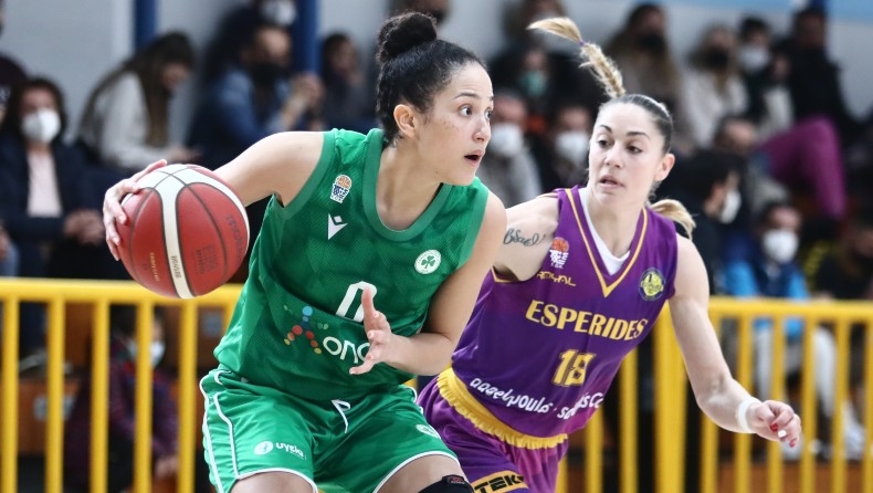 Εσπερίδες - Παναθηναϊκός 64-78: Ανατροπή στο δεύτερο ημίχρονο και νίκη για τις «πράσινες»