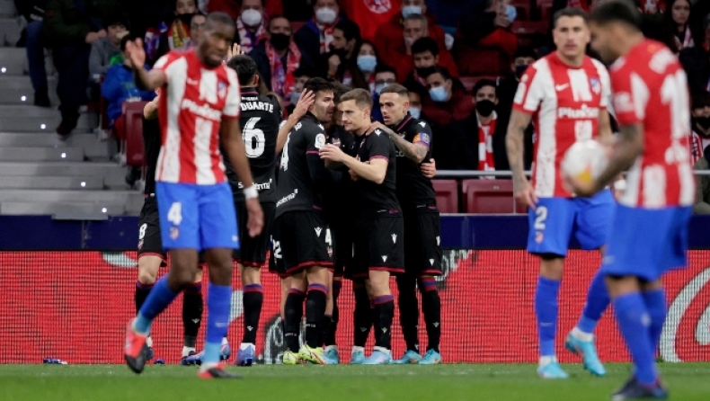 Ατλέτικο Μαδρίτης - Λεβάντε 0-1: Νέο κάζο και η τετράδα απομακρύνεται