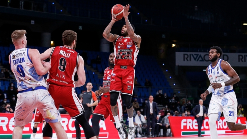 Αρμάνι - Σάσαρι 88-68: Άνετη πρόκριση με εντυπωσιακό Ντιλέινι