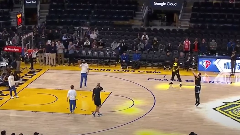 Γίνεται να έχει κάποιος 14/14 και bonus ένα trick shot, όλα... άγγιχτα; Στεφ Κάρι η απάντηση (vid)