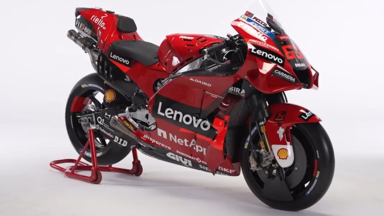 Ducati: Αυτά είναι τα χρώματα της ομάδας MotoGP για το 2022 (vid)