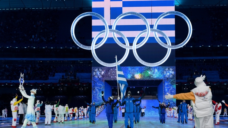 Χειμερινοί Ολυμπιακοί Αγώνες: H είσοδος της ελληνικής ομάδας 