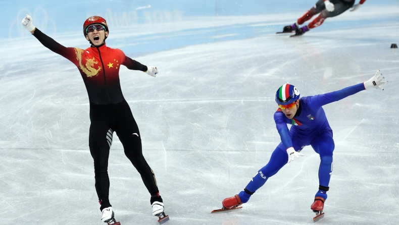 Χειμερινοί Ολυμπιακοί Αγώνες: Το πρώτο χρυσό της Κίνας με διαφορά 16 χιλιοστών του δευτερολέπτου (vid)