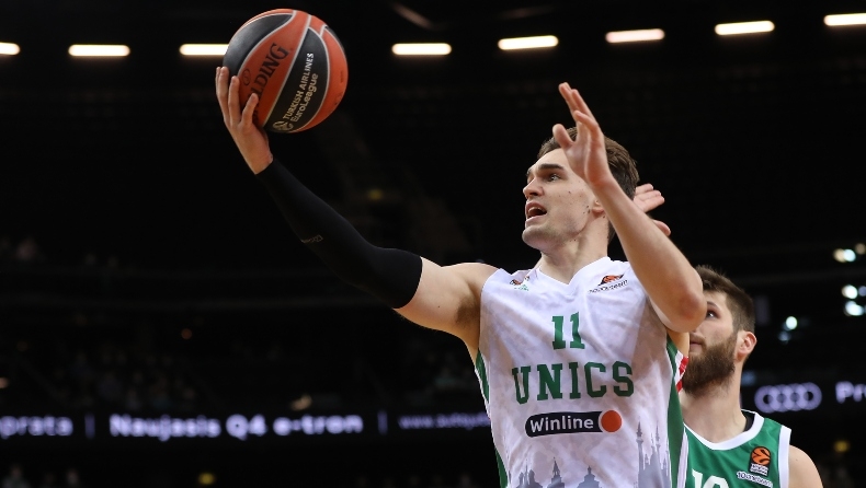 Ζάλγκιρις - Ούνικς 67-76: Τέλος στο αρνητικό σερί με Χεζόνια και Μπράουν