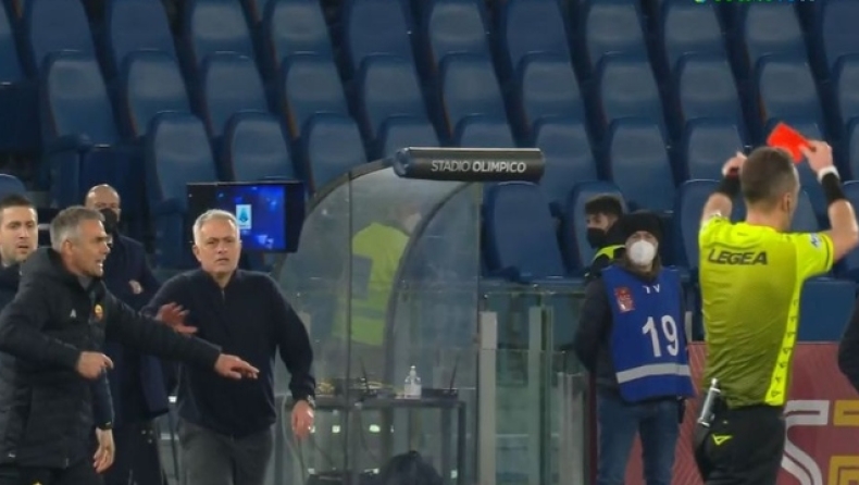 Μουρίνιο: Βγήκε εκτός εαυτού και αποβλήθηκε ξανά (vid)